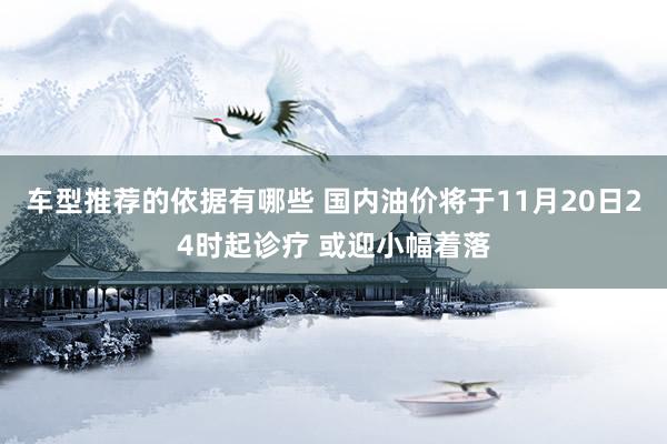 车型推荐的依据有哪些 国内油价将于11月20日24时起诊疗 或迎小幅着落